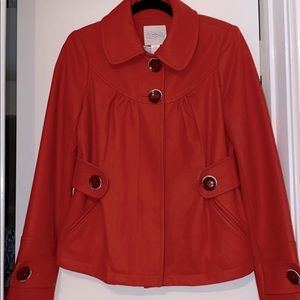 Burnt orange Cidra size 6 Wool jacket